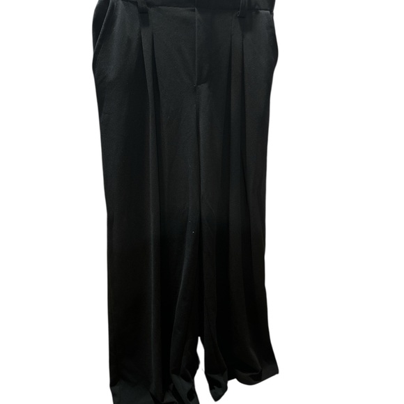 HALARA Elegant Black Wide-Leg Pants - Picture 3 of 6
